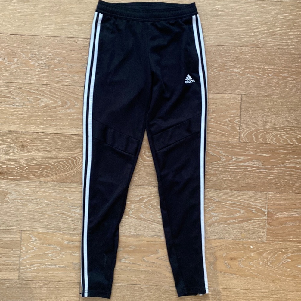 Adidas sweatpants with zipper, size XS